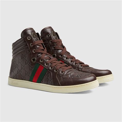 gucci sale mens trainers|men's gucci high top sneakers.